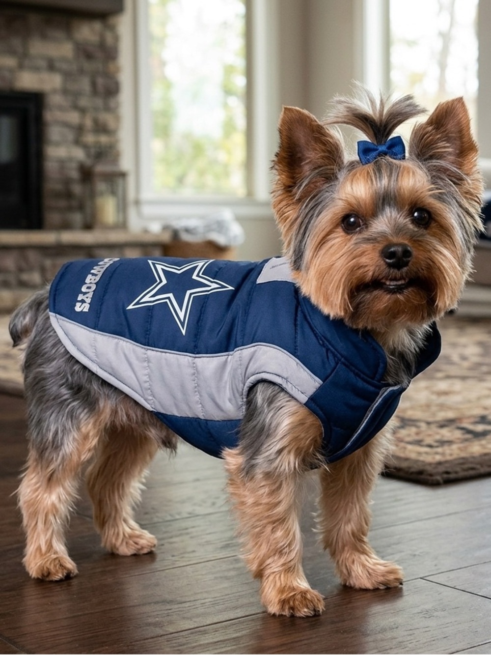 Pets First Dallas Cowboys Puffer Pet Vest